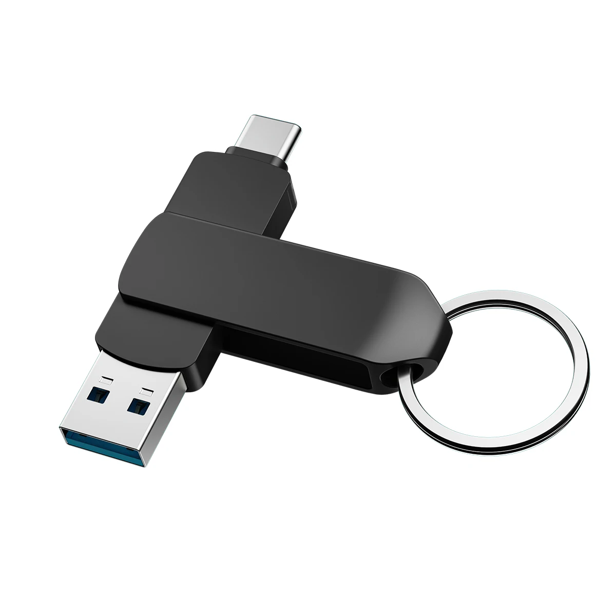 Warren King Original 256G Usb Flash Drive OEM/ODM USB 3.0 Type C 2G 8G 16G 64G 128G U Disk Black