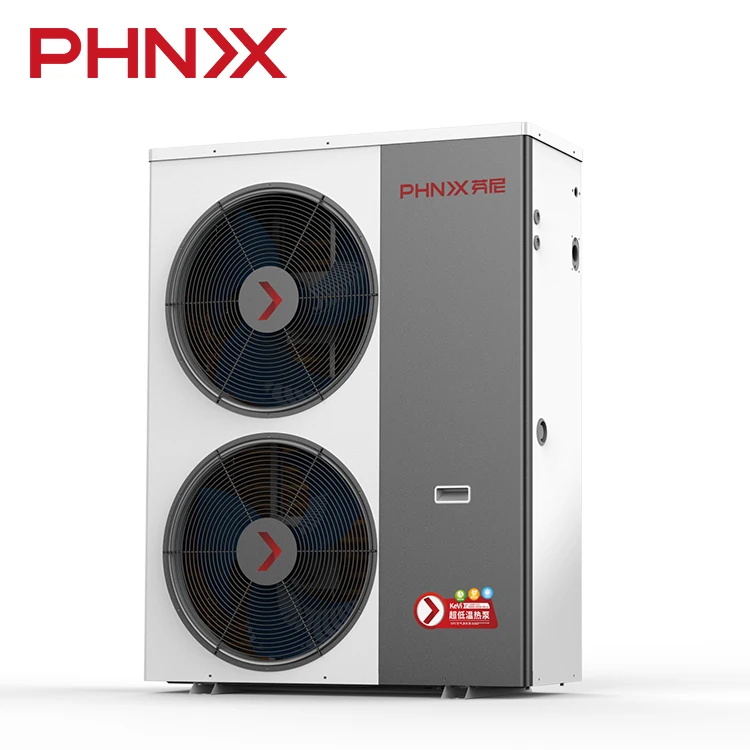 PHNIX R410A 30c Pompe a Chaleur Air Eau Inverter EVI High COP Monoblock Air Source Water Heat Pump 10Kw