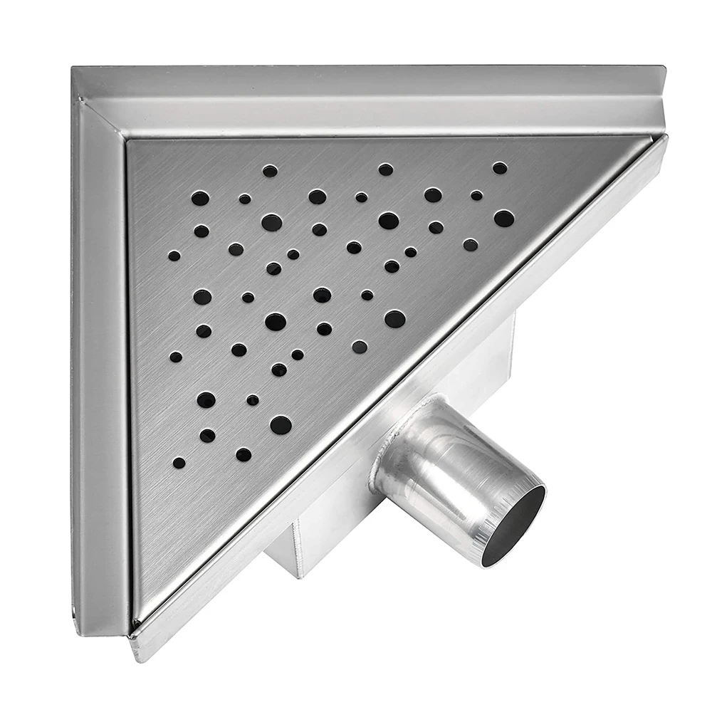 SUS304 Stainless Steel Concealed Hair Catcher Shower Drain Invisible Bathroom Floor Drain Tile Insert Wall Toilet Floor Drain
