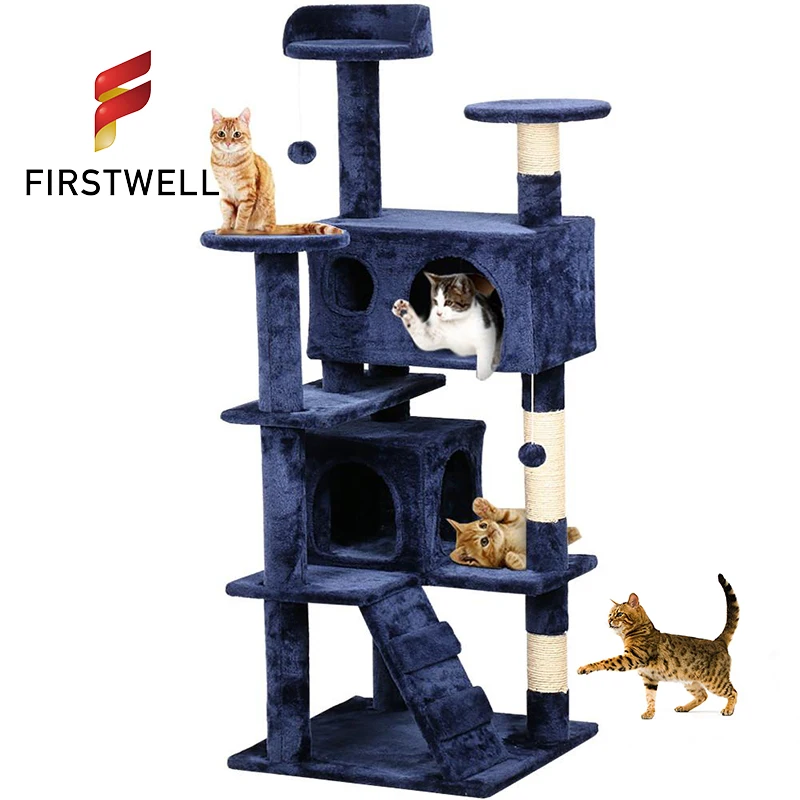 New Cat Tree Tower Condo Furniture Scratch Post Kitty Pet Play House