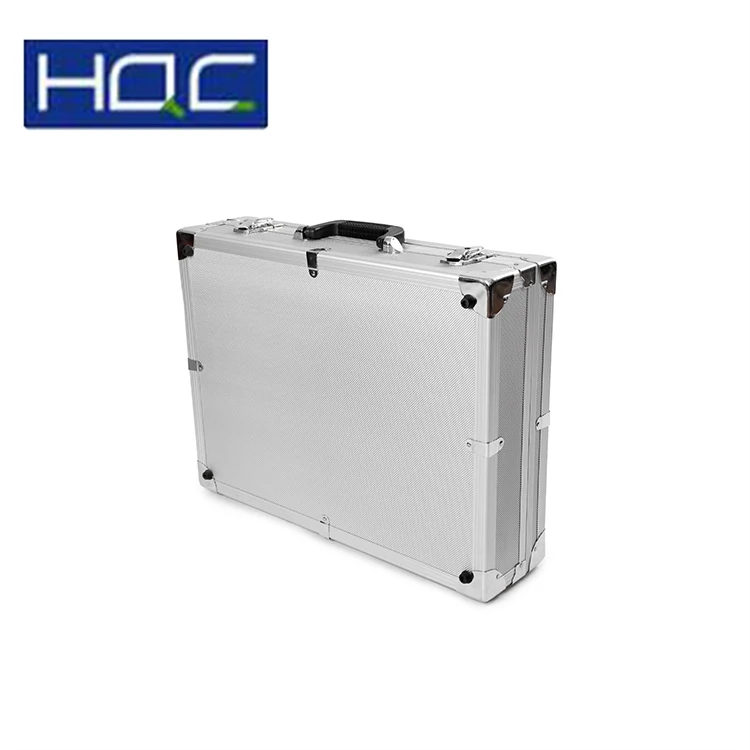 Китай, маленький инструмент для переноски, комбинированный замок, алюминиевый Серебряный портфель, индивидуальный жесткий дешевый алюминиевый портфель с пеной