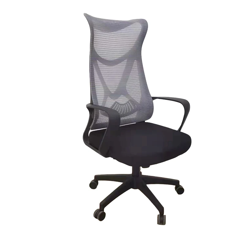 2023 New Design Free Sample Cheap Mesh Chaises Swivel Revolving Guest Manager Office Chair TD-808