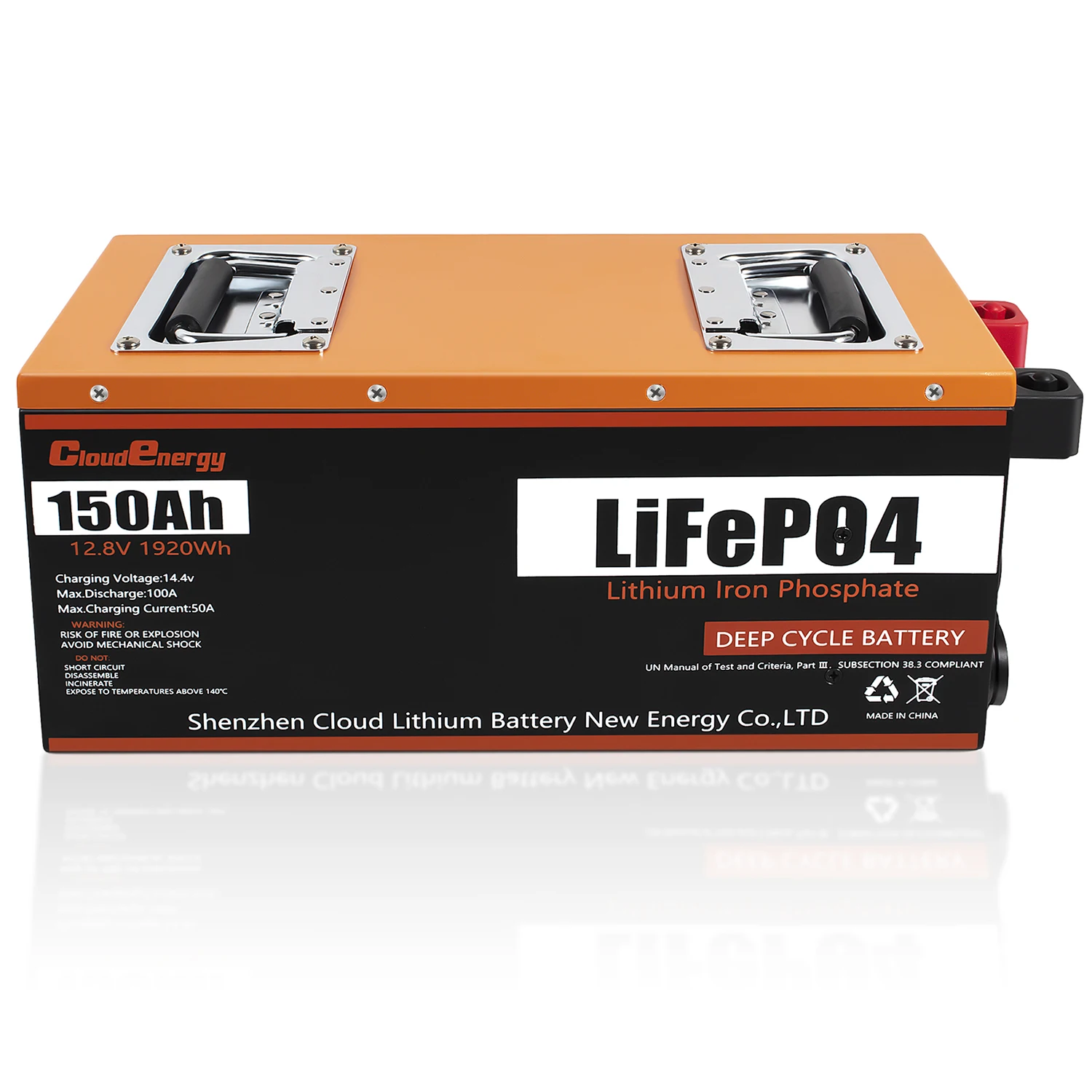Облако энергии 12v 100ah 150ah 200ah lifepo4 Аккумуляторная Батарея литиевая для lipo4 РВ кемпинговые сотовый lethium литий-ионный многократного цикла глубокого заряда-разряда 150a 12 8 v