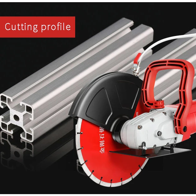  300 mm blade can cut 105 depth Single chip dust-free slotting concrete wall floor stone