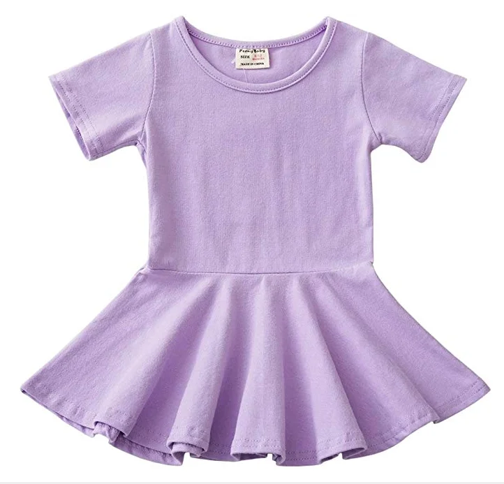Unique Baby Girl Names Images Little Girls heathy grey Dress Cotton Twirly Tank Dress For School Play Summer Boutique Clothes