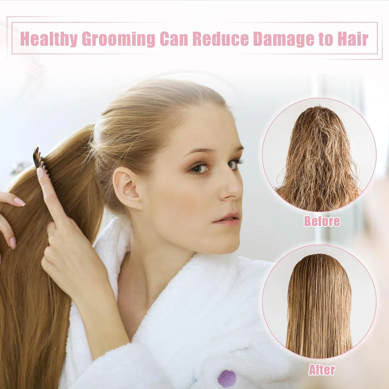 Fashion Cellulose Acetate Hair Comb Personalised Anti-static Wide-tooth Acetic Acid Hair Acrylic Comb Portable Travel Hair Comb