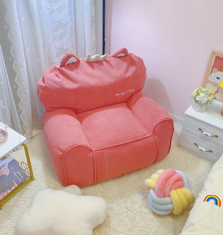 YASITE bean bag small lovely sofa Velvet sofa