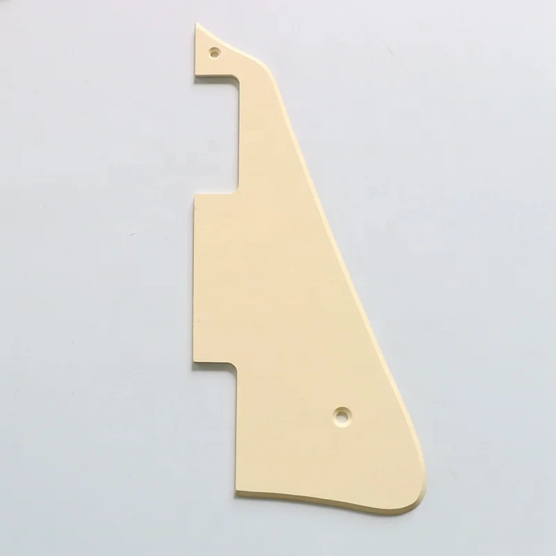 Donlis Custom 1ply Ivory Color 2009 Present Style Lp Guitar Pickguard for Wholesale Cream Replacement Parts