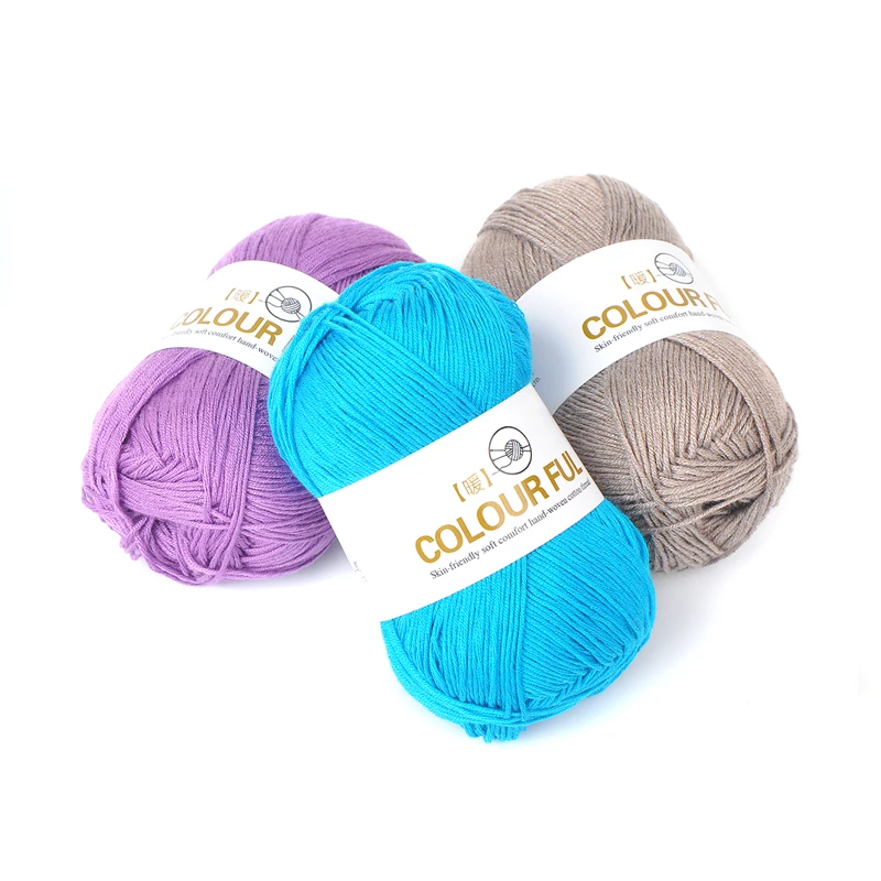 
Factory Low Price of Bamboo Yarn Bulk 100 Hand Knitting Worsted Blended Acrylic Cotton Yarn for Machine 