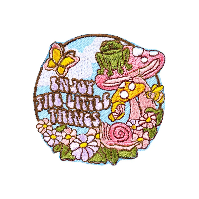 Personalized cute clothing accessories cartoon rabbit puppy patch custom patches embroidered