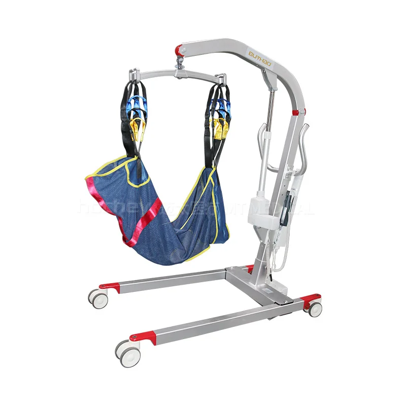 Hochey Medical Electric Lift Machine Hydraulic Manual Paralyzed Bedridden Elderly Home Transfer Disabled Foldable Patient Lift
