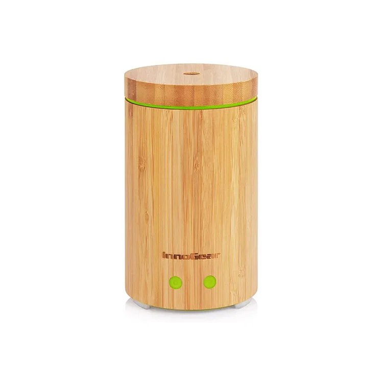
Waterless Auto Shut-Off ultrasonic humidifier cool mist electric bamboo essential oil aroma diffuser 