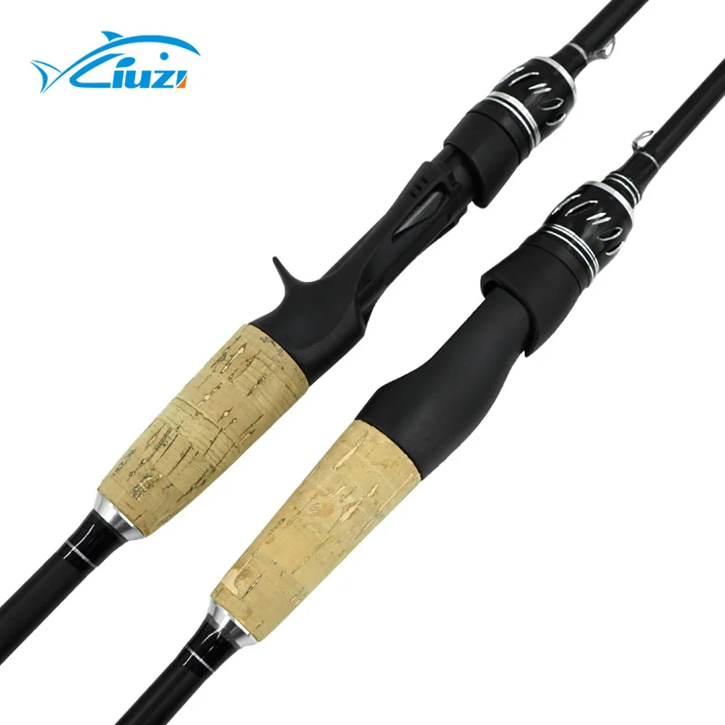 Cheap carbon 2 bait bait fishing rod rotation rod cast sticks are ready