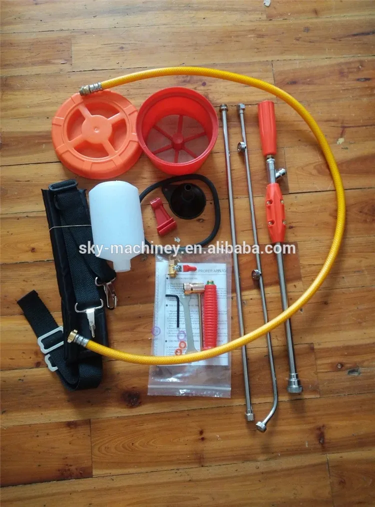 Skyagri 4 stroke gx35 768 knapsack portable motor power sprayer pump 708 2 stroke 4 stroke pump brass aluminium pump