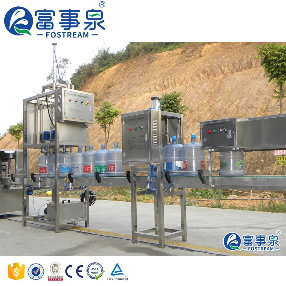 Automatic 19 Liter 18.9l 18.9 5 Gallon 19l 5 G Jar 5Gallon Barrel Mineral Water Bottle Filling Machine