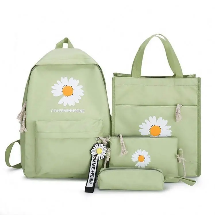 Canvas School Bag Male And Female Primary And Secondary School Students Campus Backpack