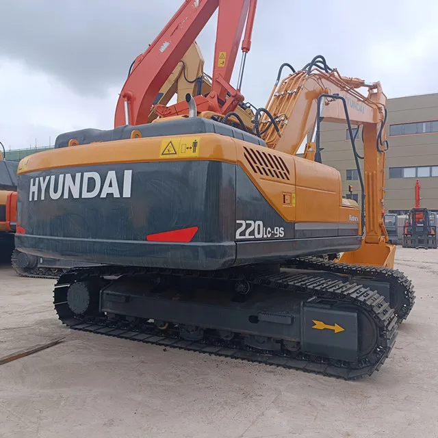 used good construction equipment hyundai 220lc-9s machine with high quality on hot sale in shanghai
