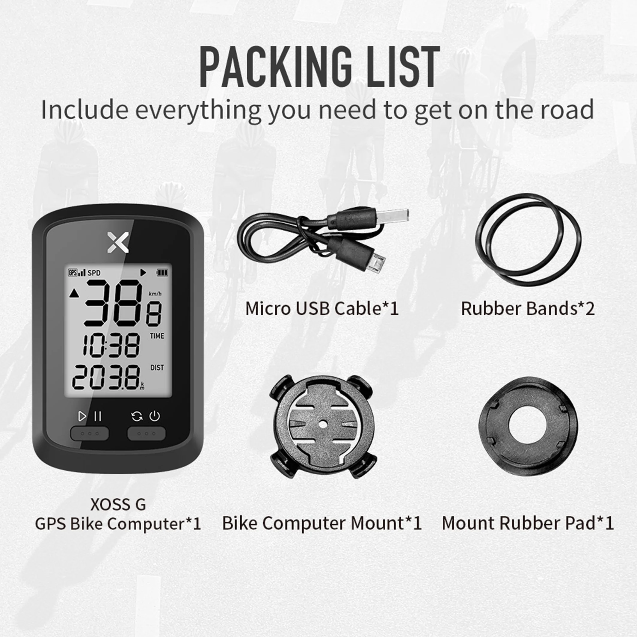 XOSS G + Gps водонепроницаемый муравей Strava барометр Cadence пульсометр велосипед