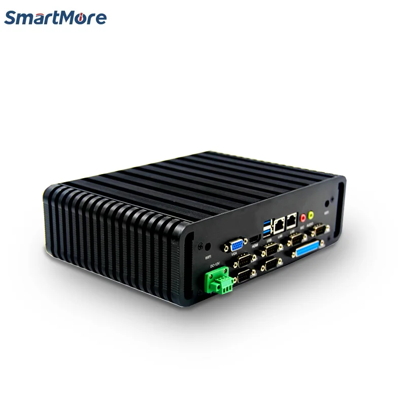 SmartMore промышленный все в одном мини-ПК Core i5 i7 компактный встроенный безвентиляторный промышленный компьютер и аксессуары