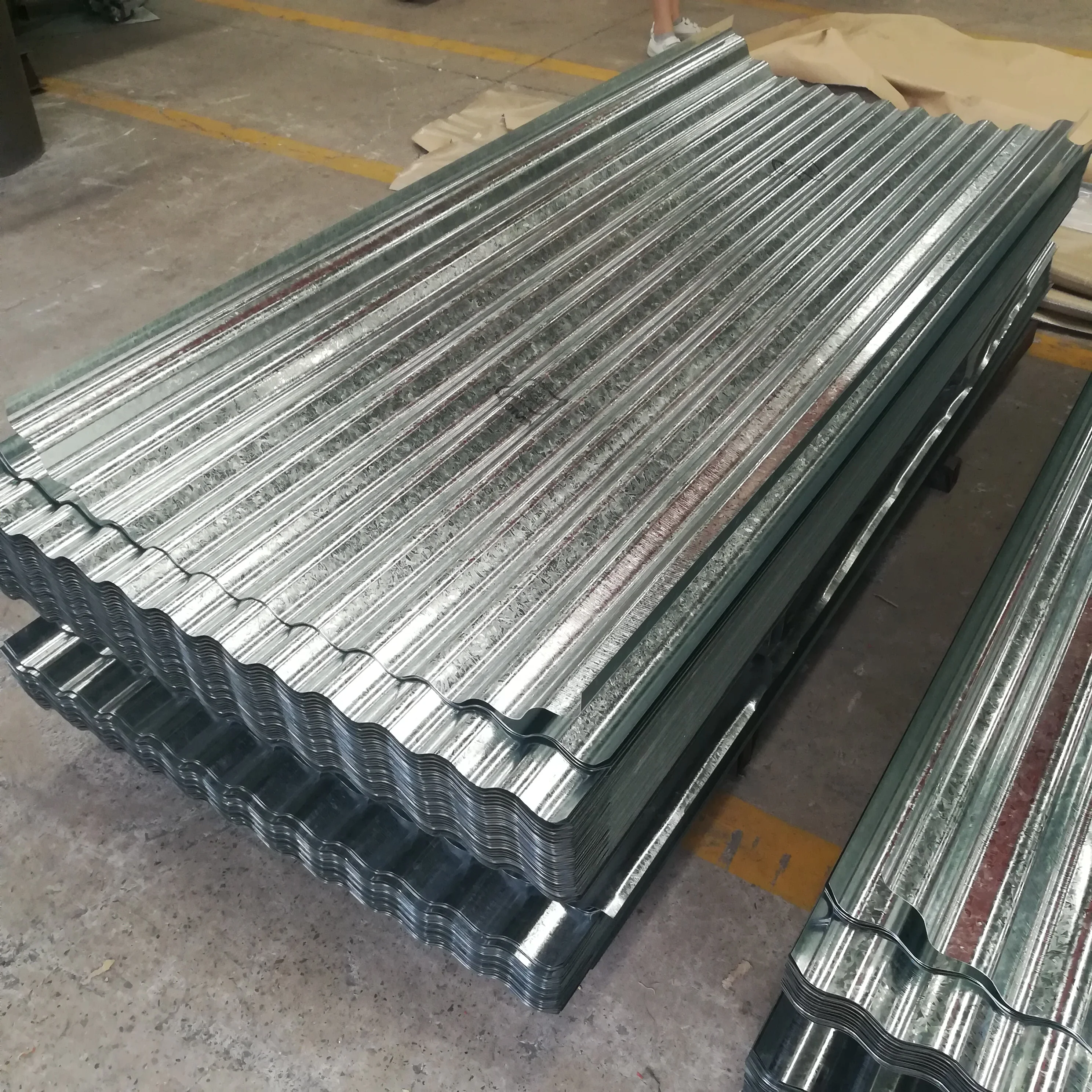 cheap metal zinc corrugated steel roofing sheet 0.4mm steel sheet galvanized steel roofing plate