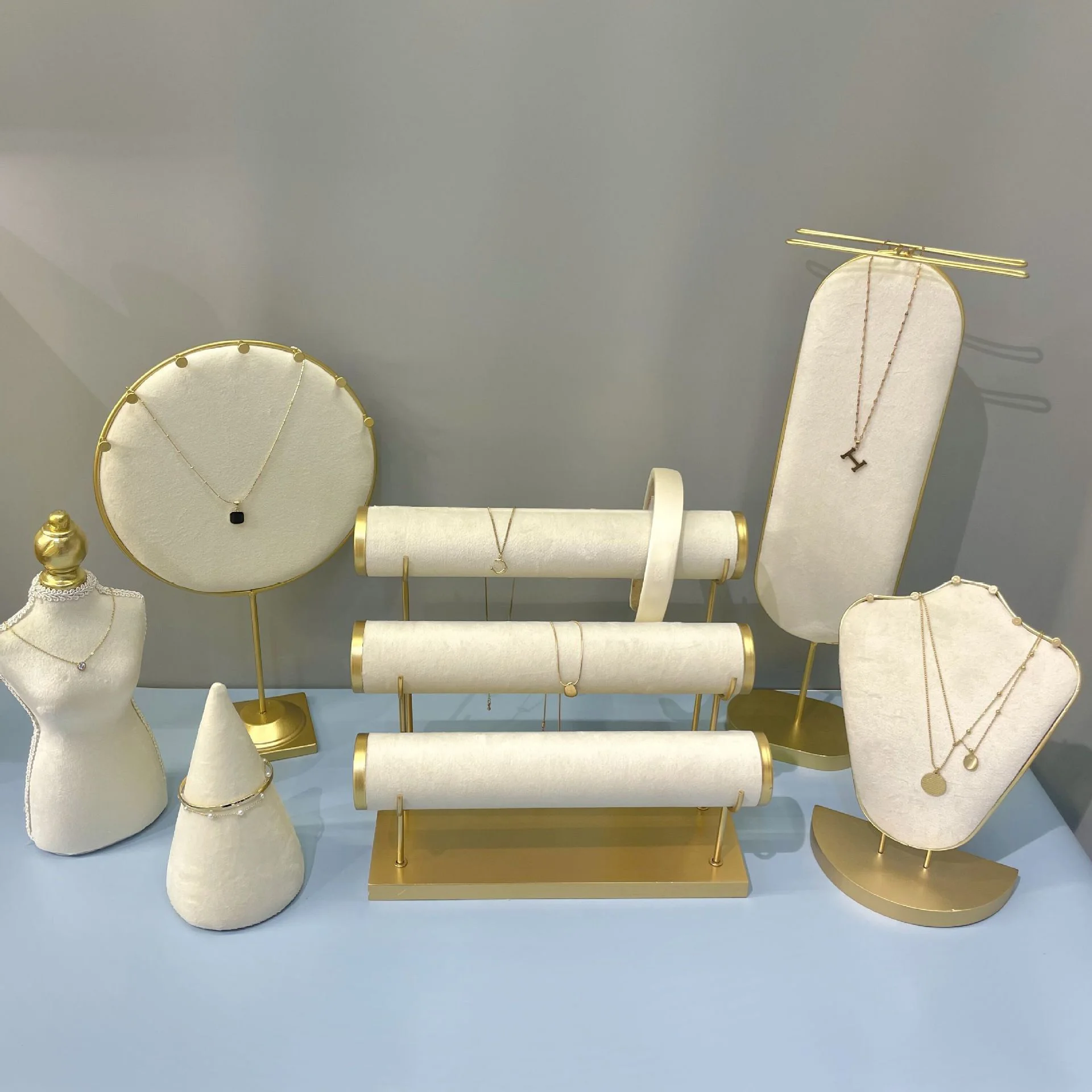 Jewelry Store Ring Necklace T-bar Bracelet Display Stand
