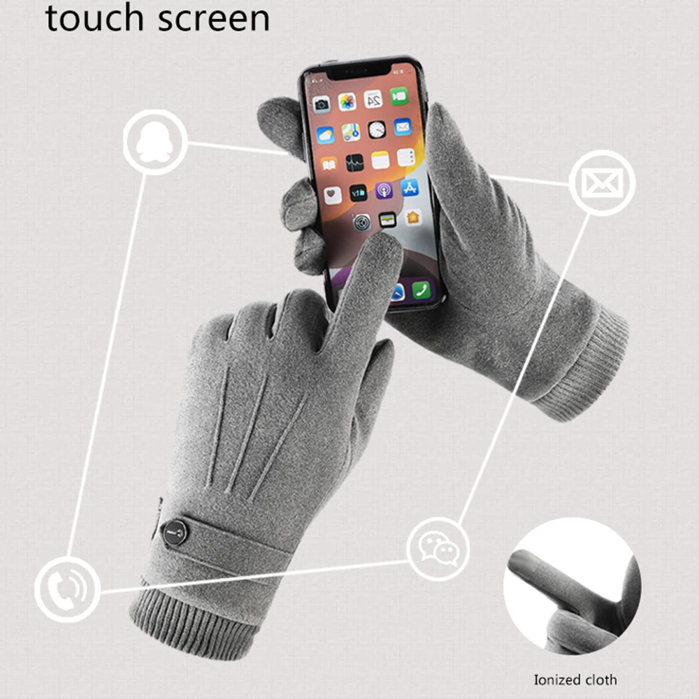 BM3041 Anti Slip Touchscreen Waterproof Running Custom Cheap Touch Screen Sports Racing Winter Windproof Cycling Gloves