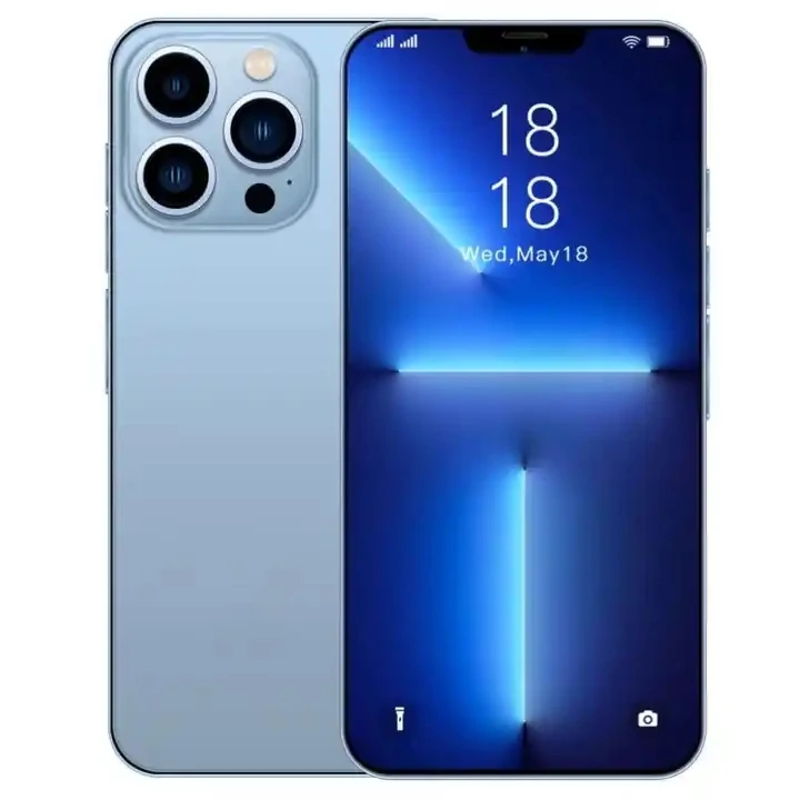 Original I13 Pro Max + 6.7in screen Android Smartphone 10 Core 5G  Phone 3 Camera Face ID Unlock Phone Factory Factory Latest