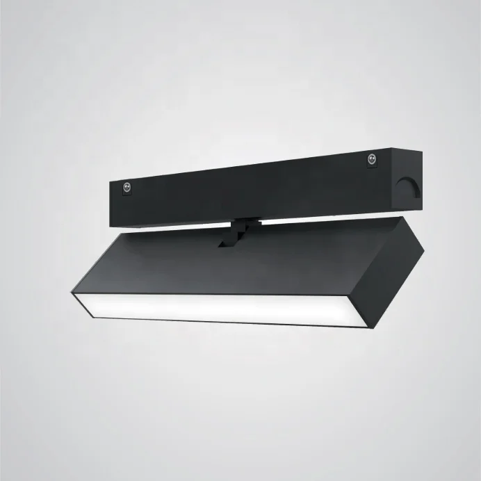 5066H high end magnetic track low voltage 24V dimmable acrylic diffuser linear light LED track light
