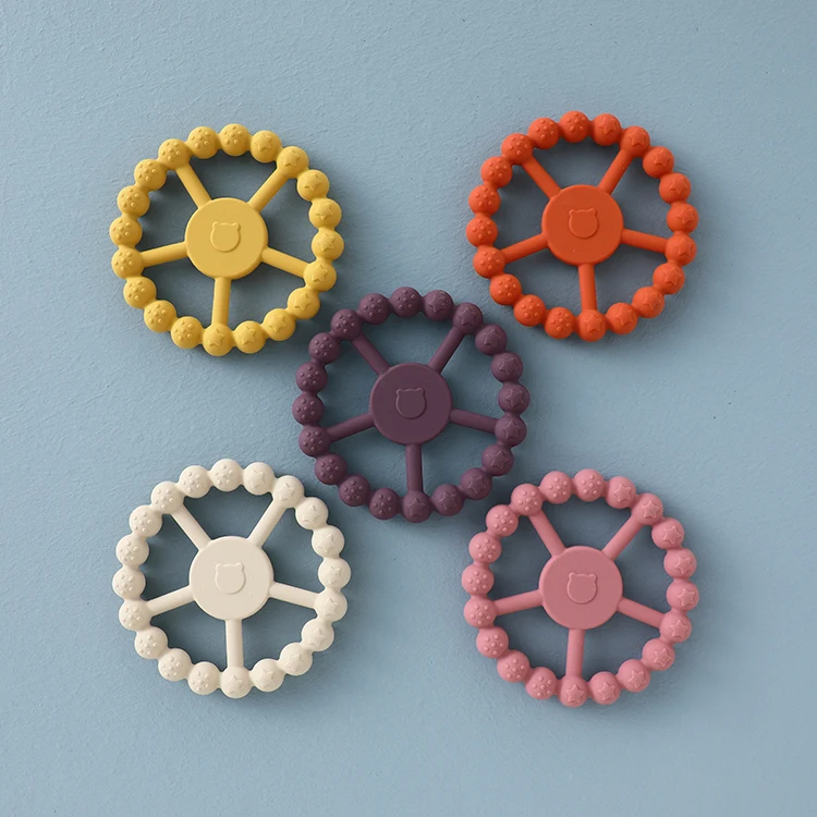 Экологичный детский Прорезыватель для зубов, силиконовый Прорезыватель для зубов, детский силиконовый Прорезыватель для жевания, игрушки для жевания, детская игрушка для жевания