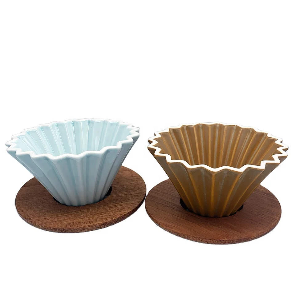 Origami Ceramic Dripper Pour Over Coffee Filter Cup