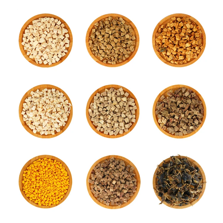 Bulk Pet Freeze-Dried Treats Snacks Freeze dry Capelin Spring Fish for Cats with seeds