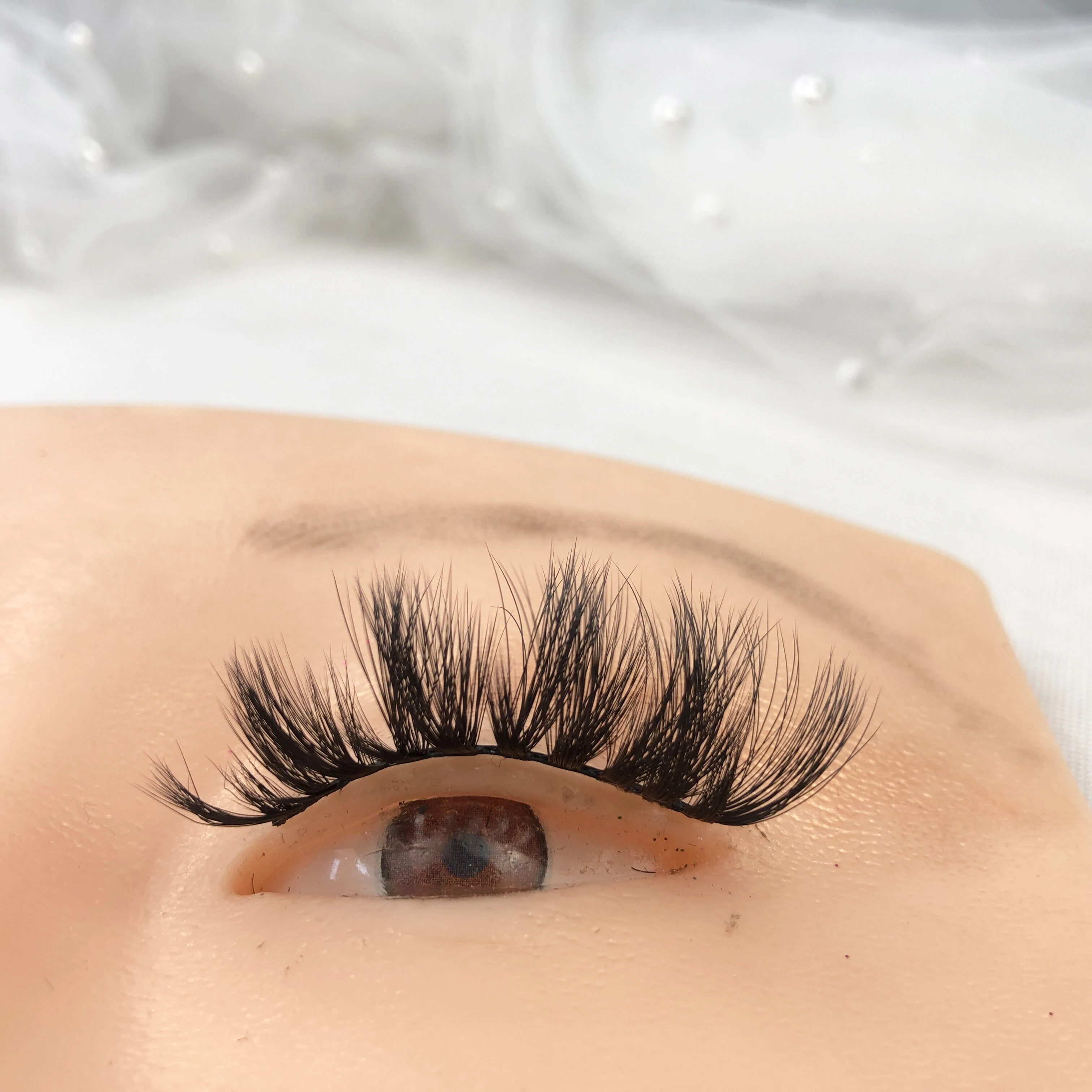 2024 hot sell top quality faux mink eyelashes cruelty-free and vegan fiber lashes SH101