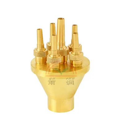 Manufacturer Supply Musical Dancing Fountain Water Spray Jet Nozzle Outdoor Copper Water Fountain Nozzles