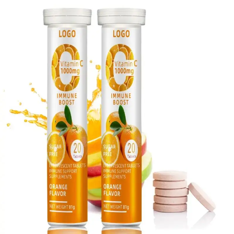 OEM Private Label Customized formula Vitamin Supplements Vitamin C Effervescent Tablet 1000mg