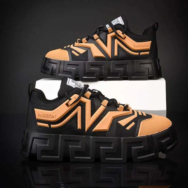 Hot selling latest chunky sneakers trendy clunky hot design shoes men sport shoes for men fashion