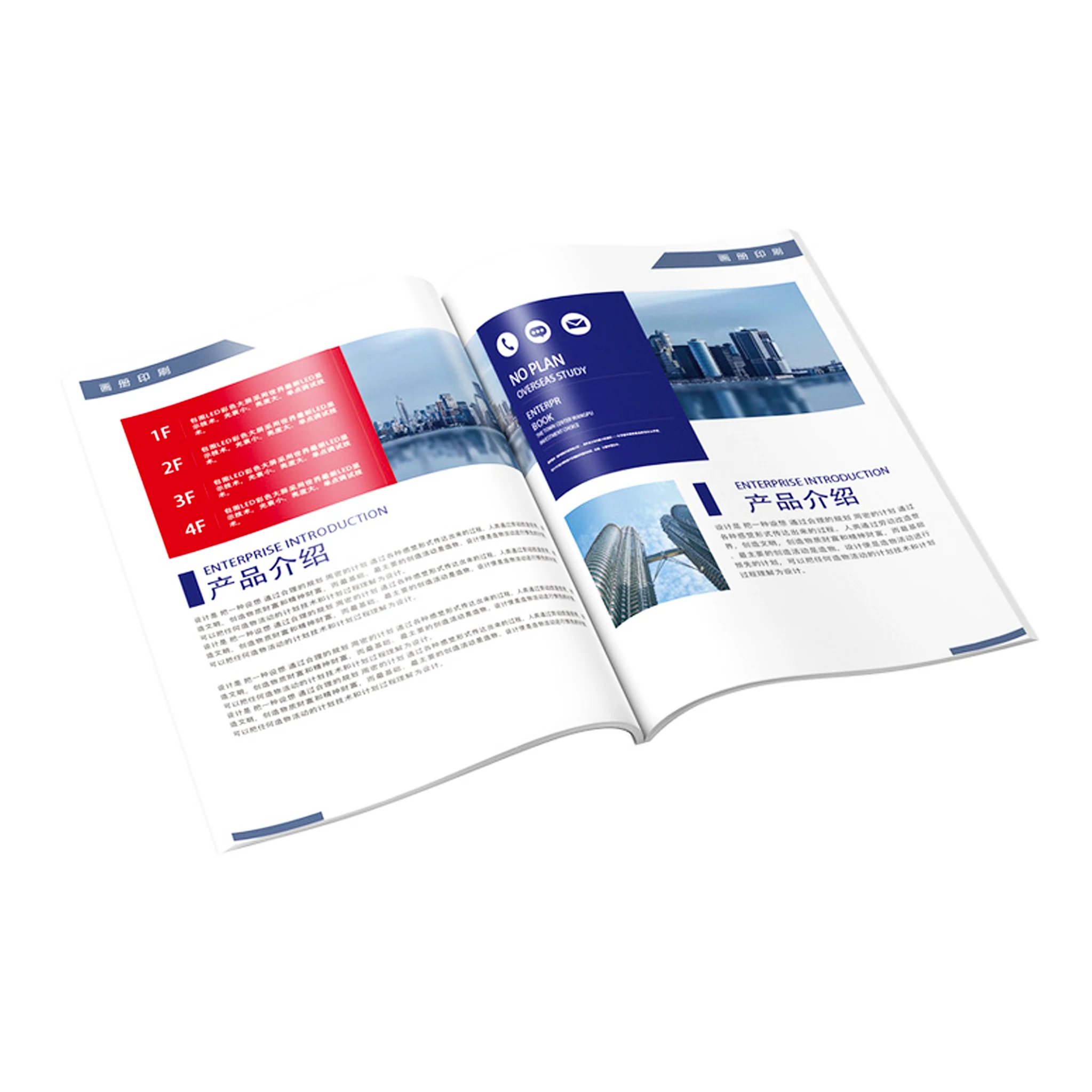 Custom Printing Thank You Booklet Product Instruction Manual Full Color Printed Brochure Instruction