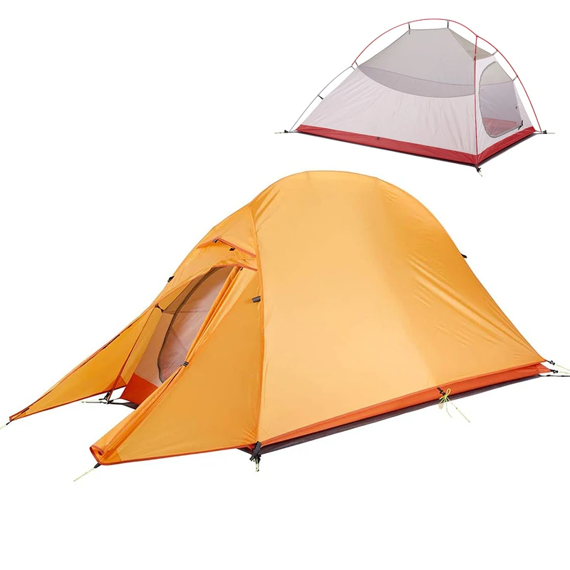 Outdoor Portable Ultralight 1-2 Person Waterproof Camping Tent Backpacking Fishing Tents