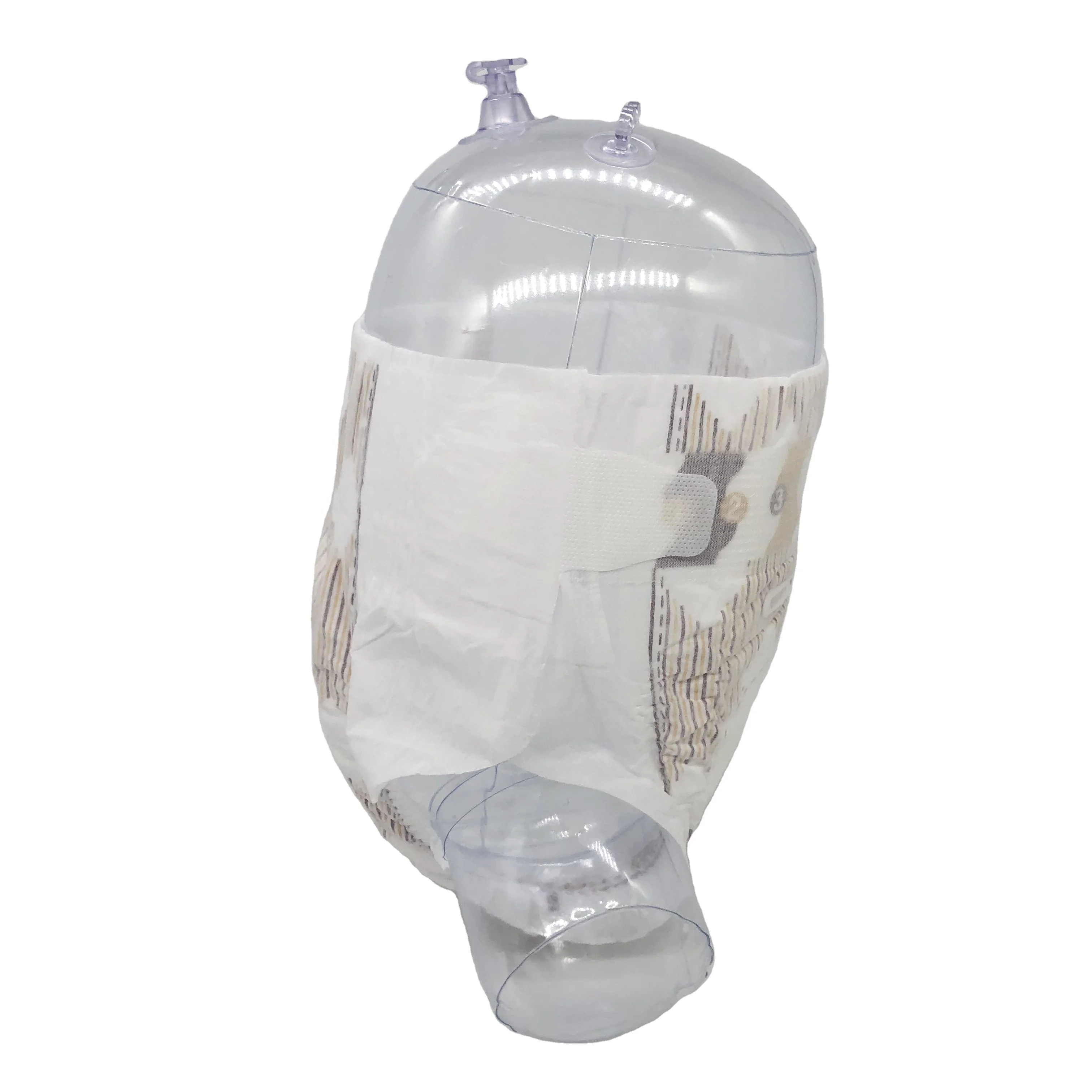 SOULUCID Full Elastic Waistband Custom Brand USA Fluff Pulp Super Absorbent Disposable  Baby Diaper