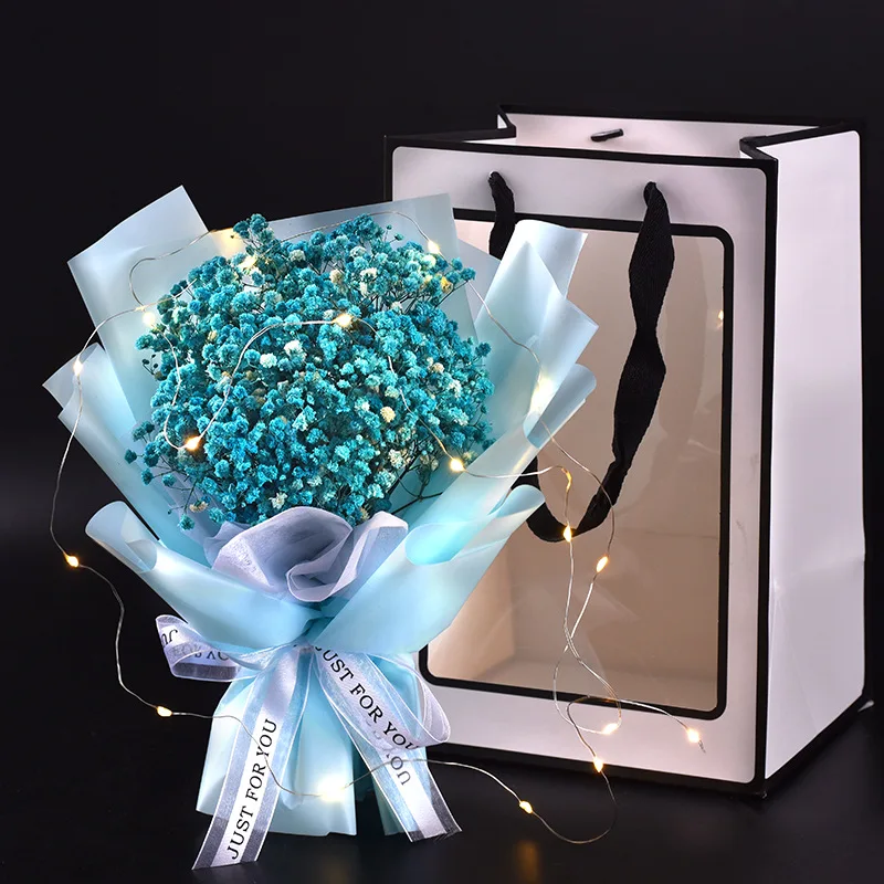WIDEAL New arrival Full Star dried flower bouquet gift box rose birthday gift