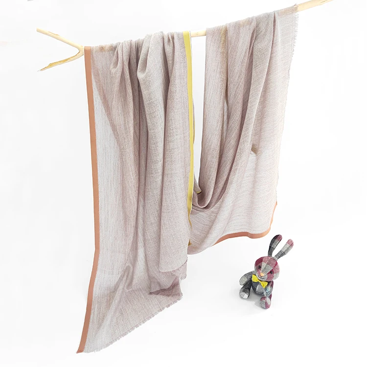 Luxury Scarf for Women Cashmere Brocade Lace Lightweight 100 Pashmina Stole Inner Mongolia Cashmere Muffle