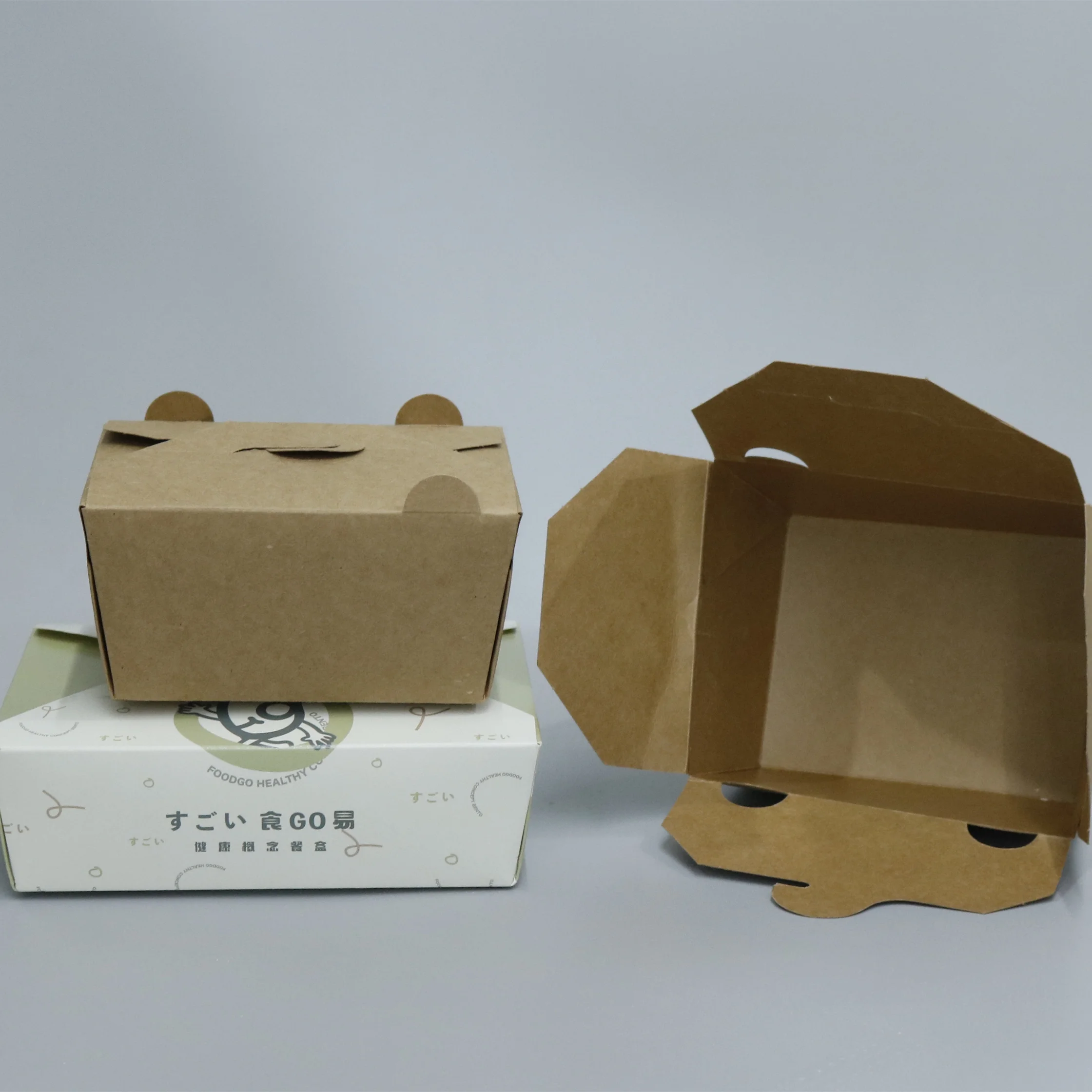 Изготовленный на заказ контейнер для еды жареная курица быстрая упаковка Доставка вынос бумажная коробка ресторана