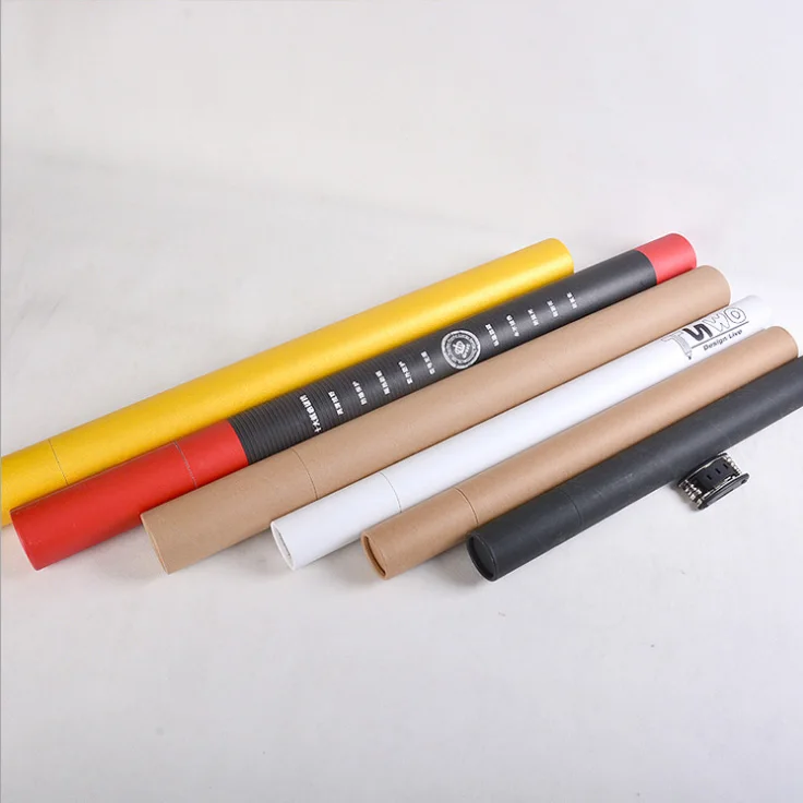 Eco friendly Postal Tubes and Cardboard Poster Tubes For Artwork Packaging