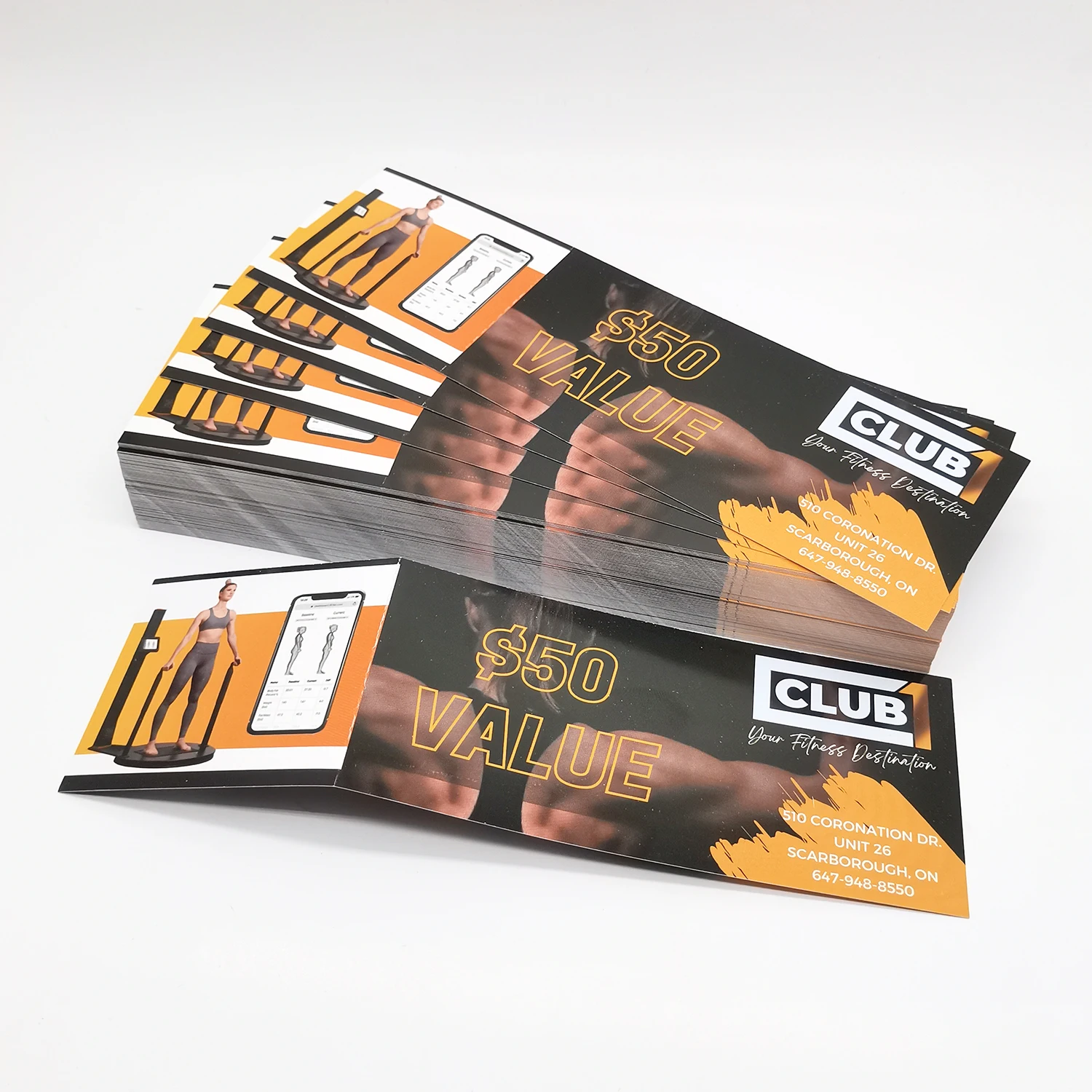 Индивидуальная печать купонов подарочных билетов карт с логотипом