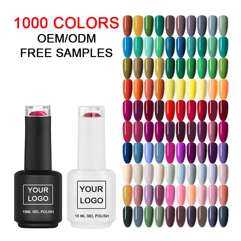 RONIKI long lasting gel nail polish OEM Bottle private label gel polish custom mixed color soak off uv nail gel polish
