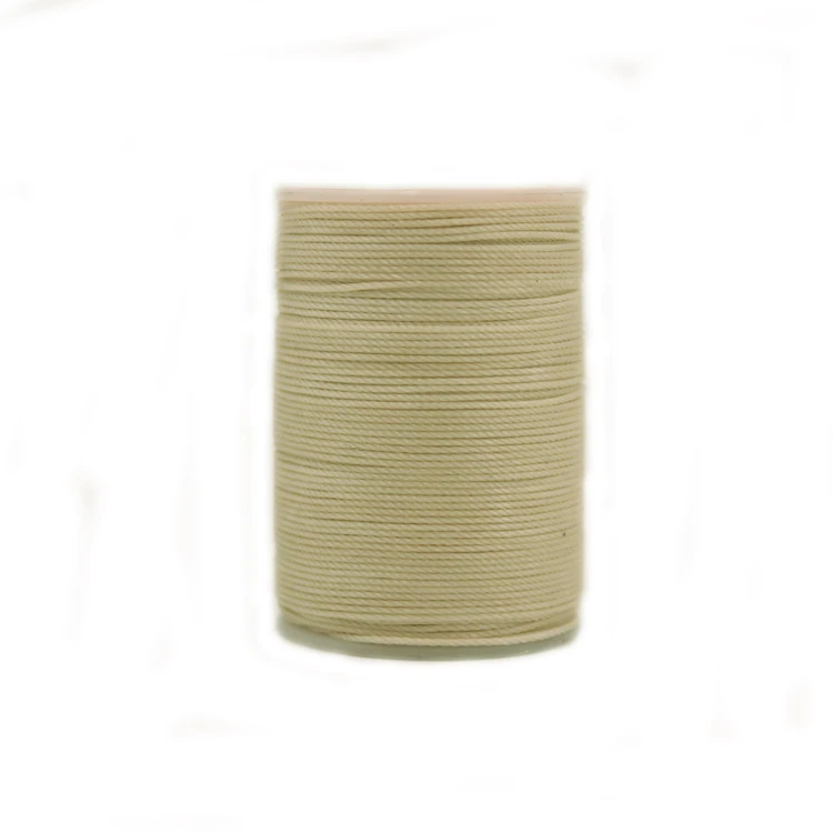 420d/3 High Toughness Flat Bonded Weaving Leather Sewing Cord Polyester Waxed Cotton Thread 1 Mm