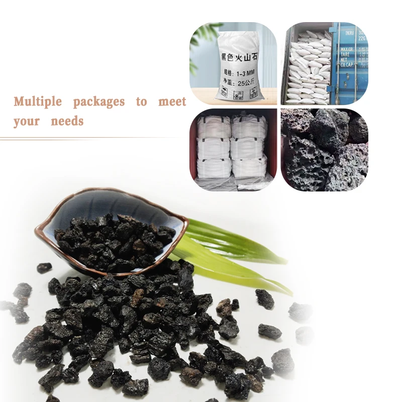 Factory Direct Supply Natural Red and Black Volcanic Stone for Horticultural Succulent Plant Aquaculture