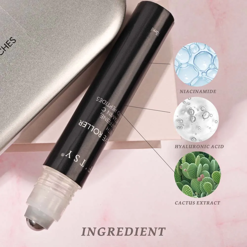 Steel Roller Ball Applicator Under Eye Roller Ball And Care Set Eye Mask Eco Silicone Pads Reusable Eye Patch