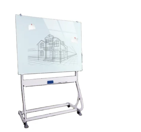 Magnetic toughened glass Writing Whiteboard for memo board Movable