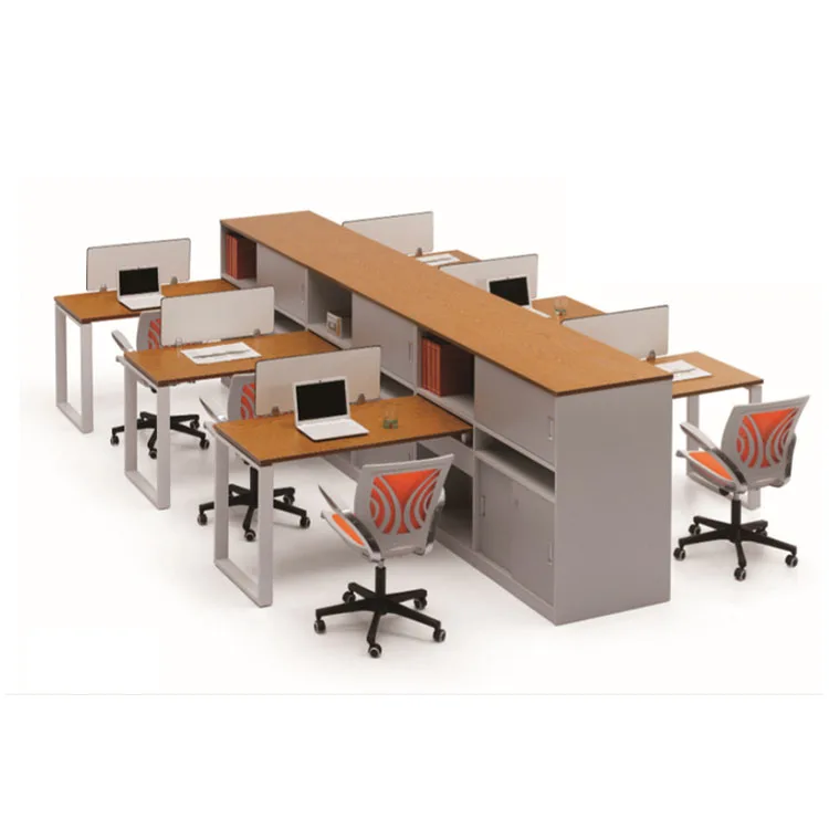 Modern Office Furniture Desk Workstation Open Space 2 4 6 Person Seater Office Work Station