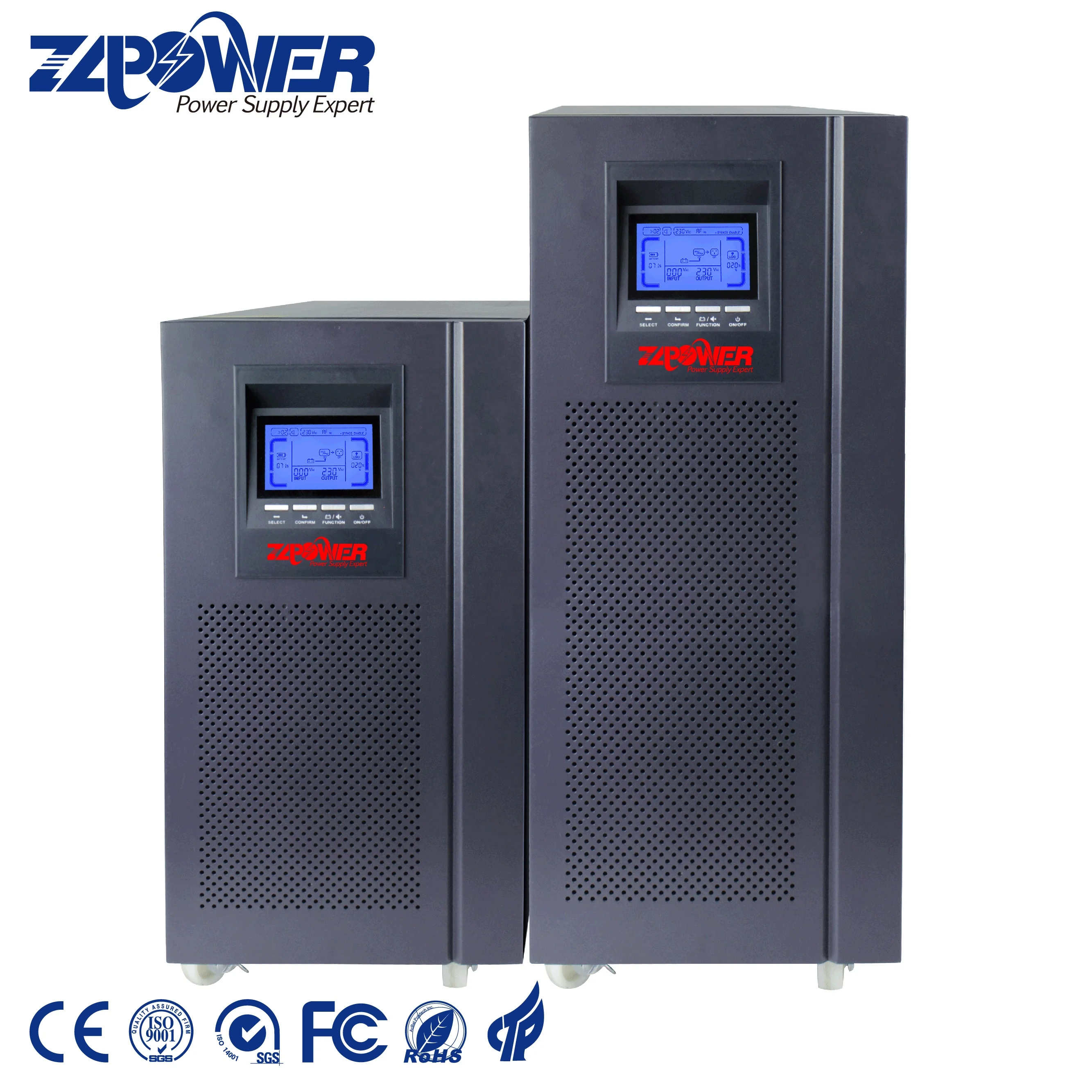 Top rated 100KVA industrial home online UPS 10kva 3 phase  low frequency online ups